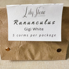 Load image into Gallery viewer, Ranunculus Corms -  Gigi White
