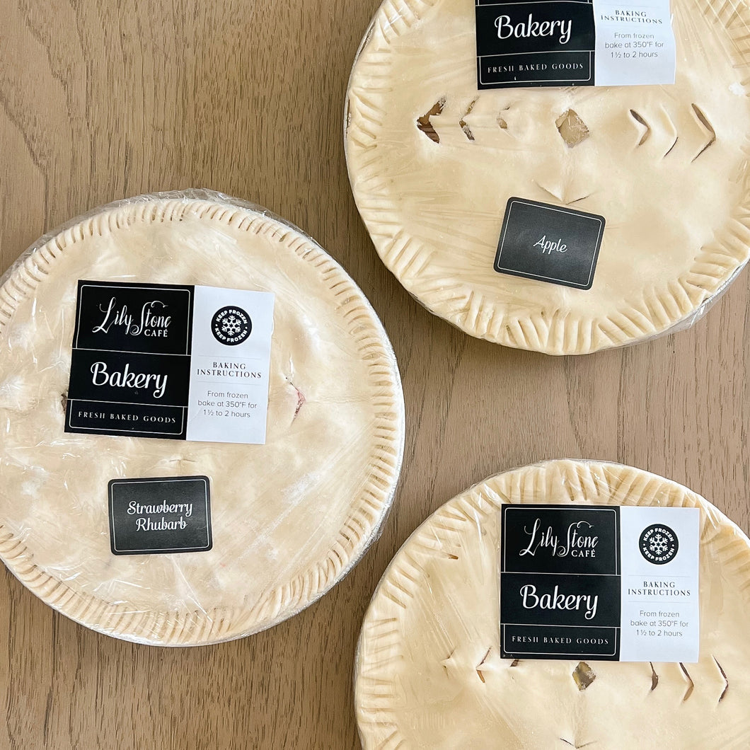 Lily Stone Cafe's Frozen Fruit Pies