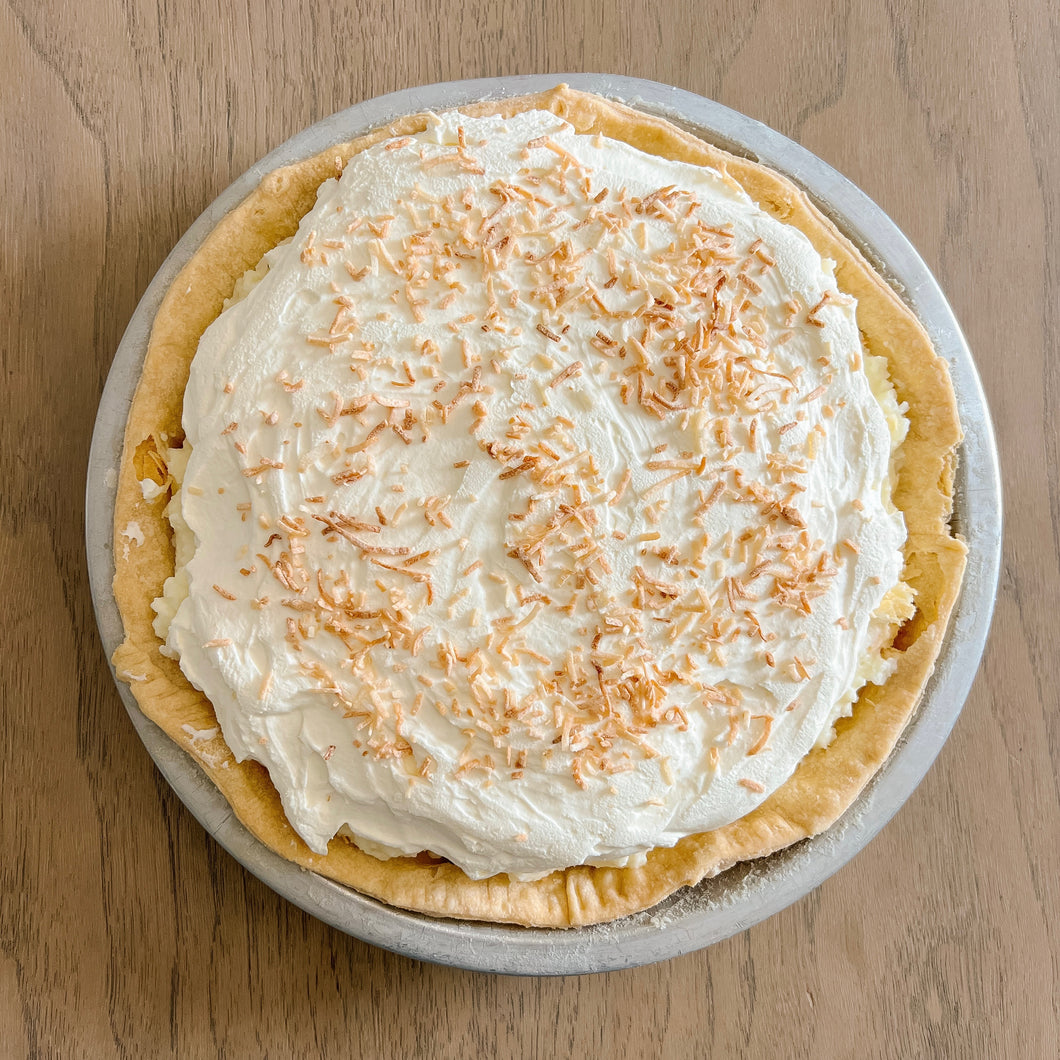 Lily Stone Cafe's Coconut Cream Pie