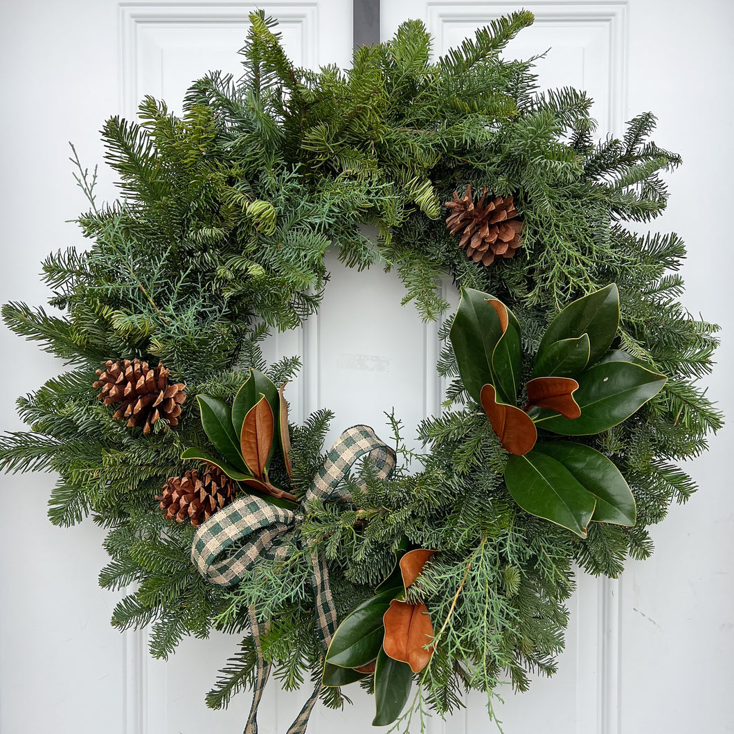 Pre-Made Classic Holiday Wreath