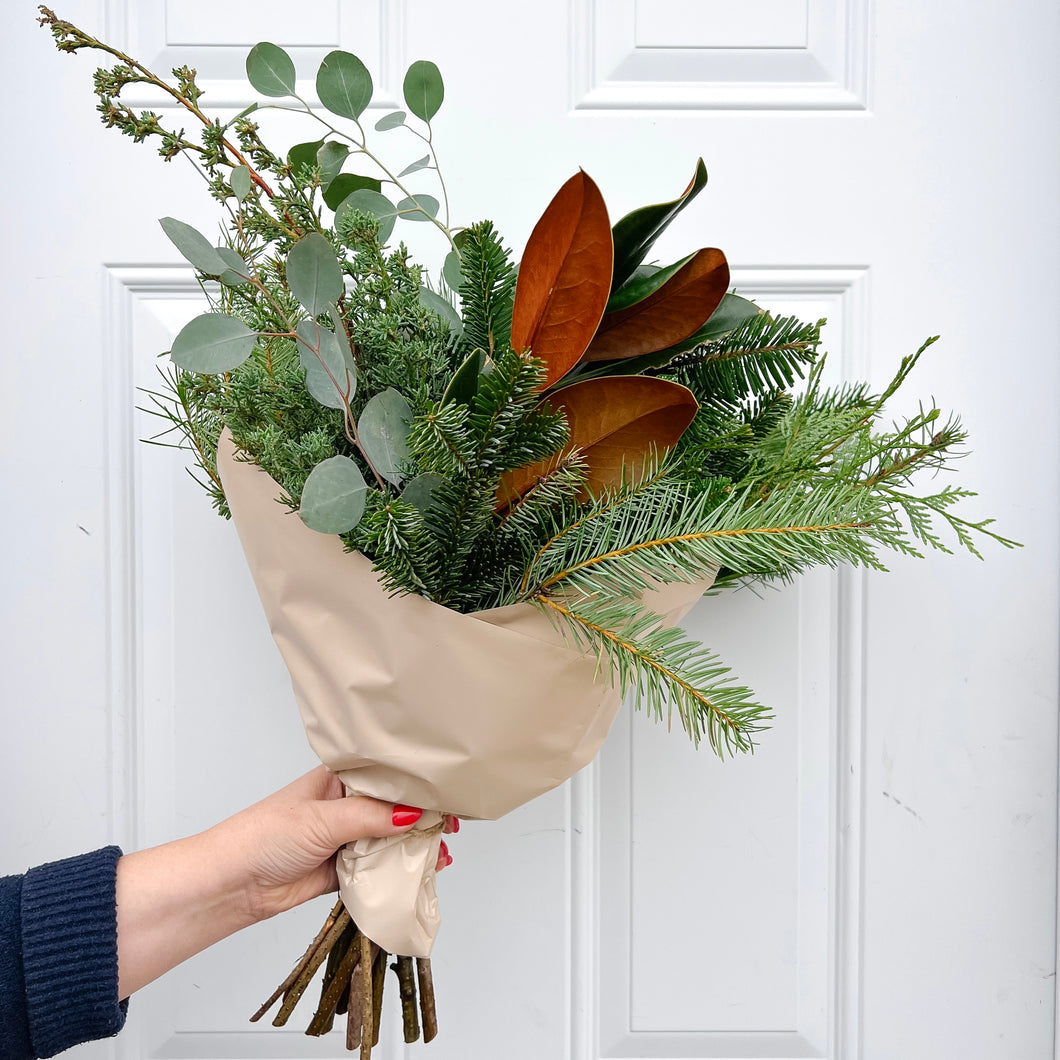 Winter Greenery Bouquet