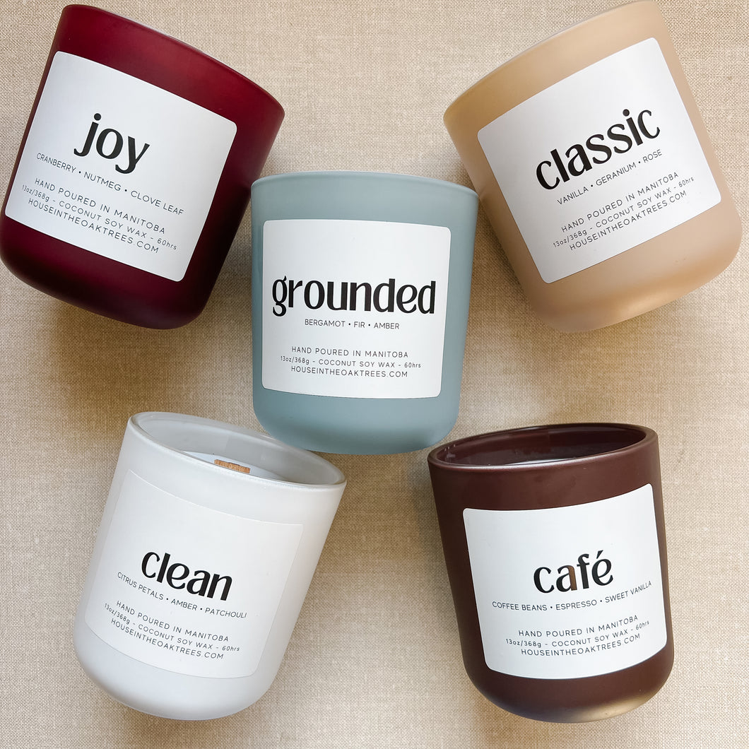 House In The Oak Trees Candle