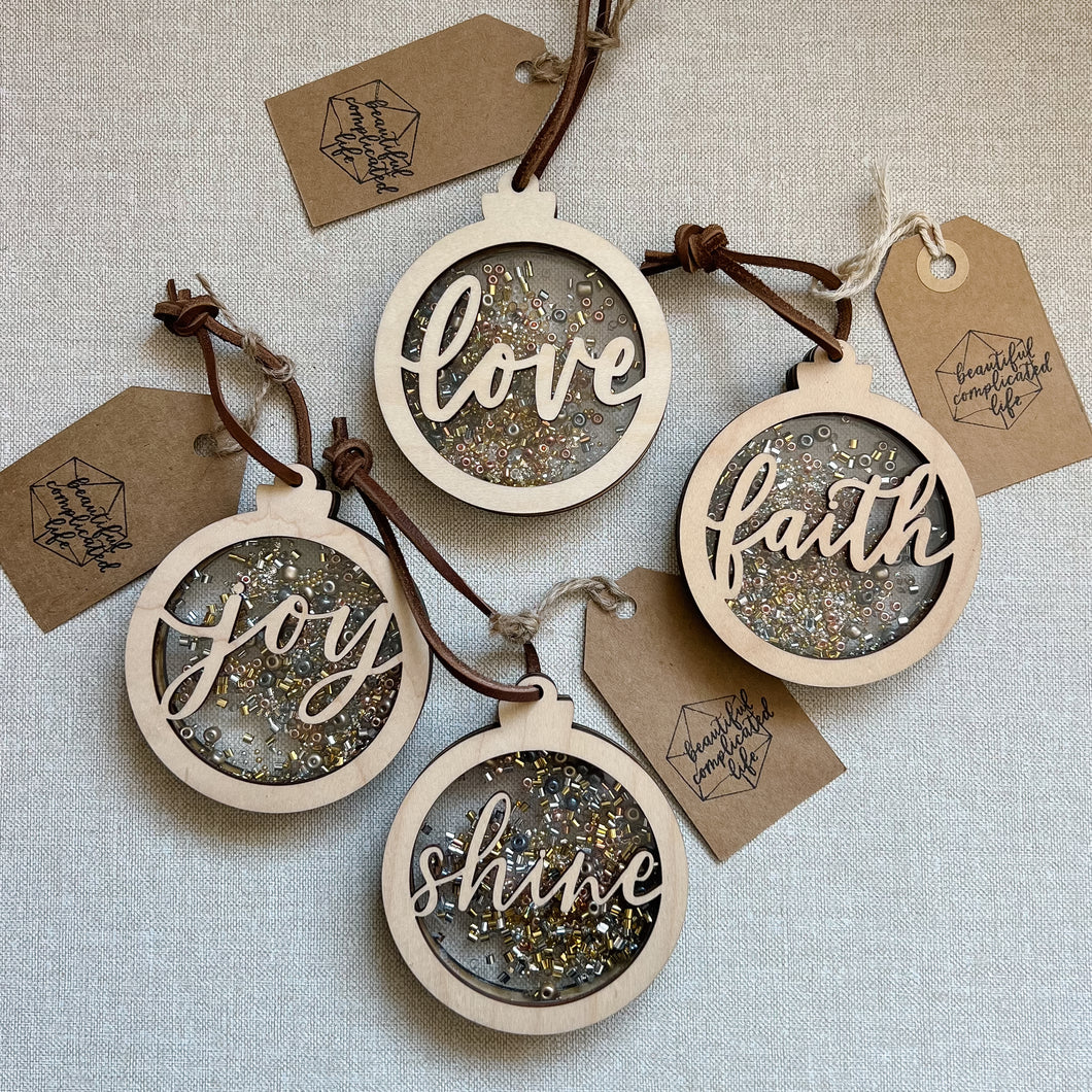 Beautiful Complicated Life Holiday Ornaments
