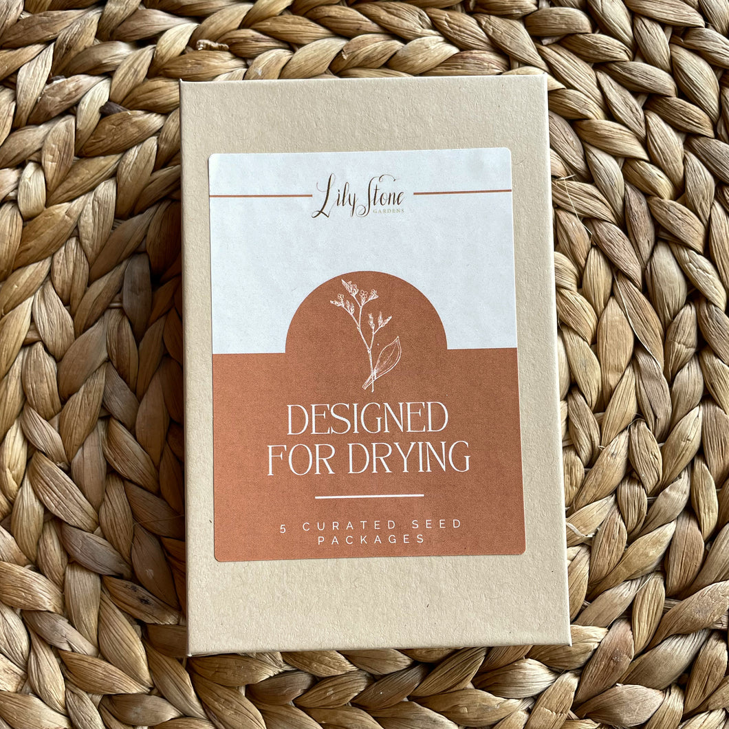 Lily Stone's Curated Boxed Cutting Garden Collection - Designed for Drying Seed Bundle