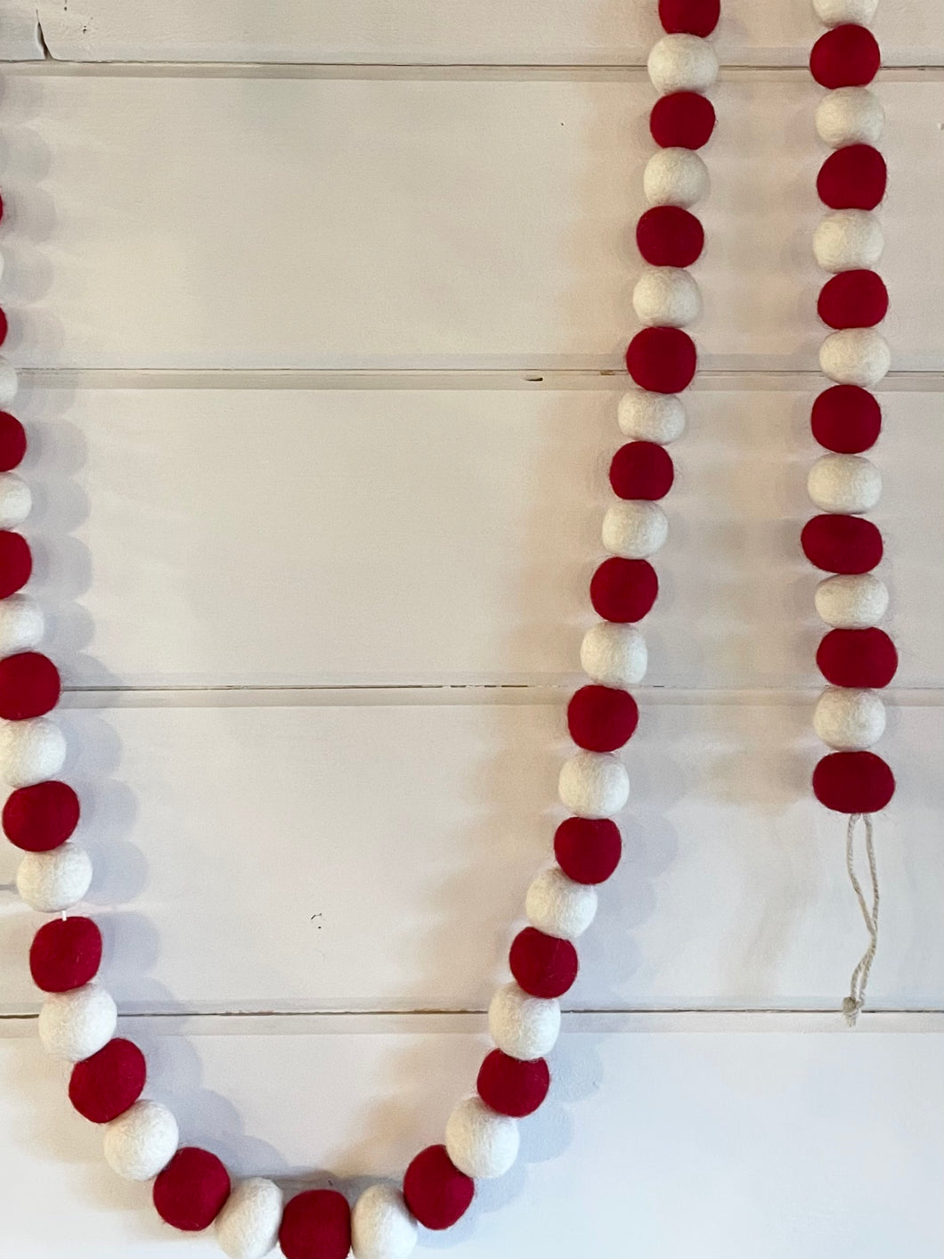 Felt Pom Pom Holiday Garland