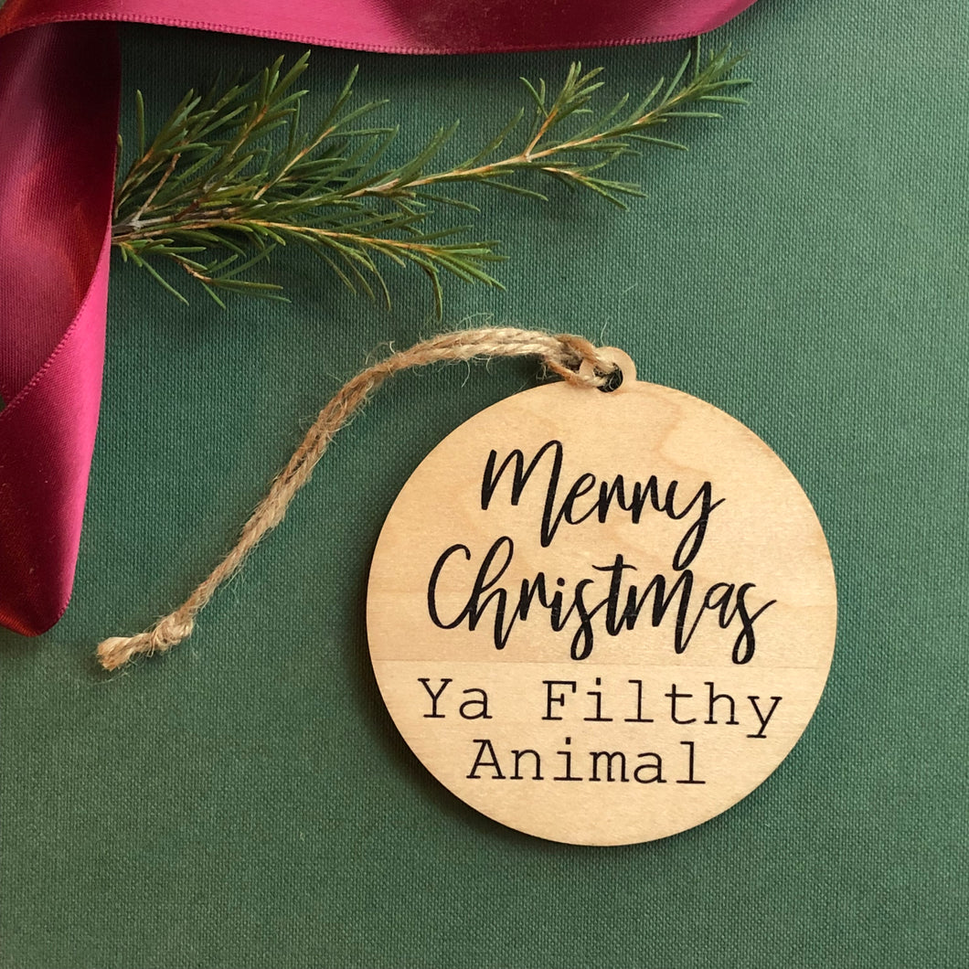 Driftless Studios Wooden Holiday Ornaments