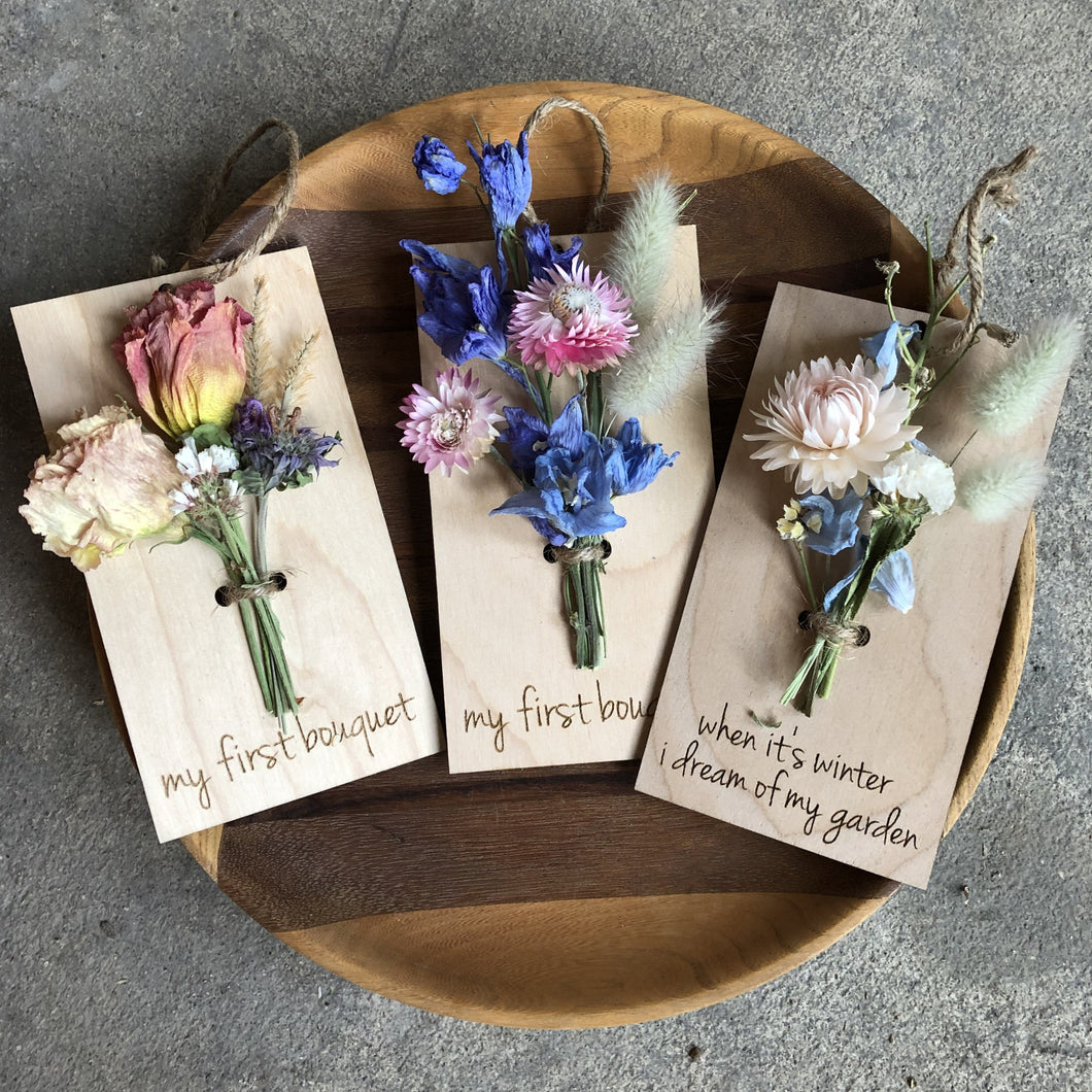 Dried Floral Tree Ornaments