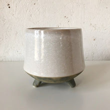 Load image into Gallery viewer, Footed Stoneware Planter
