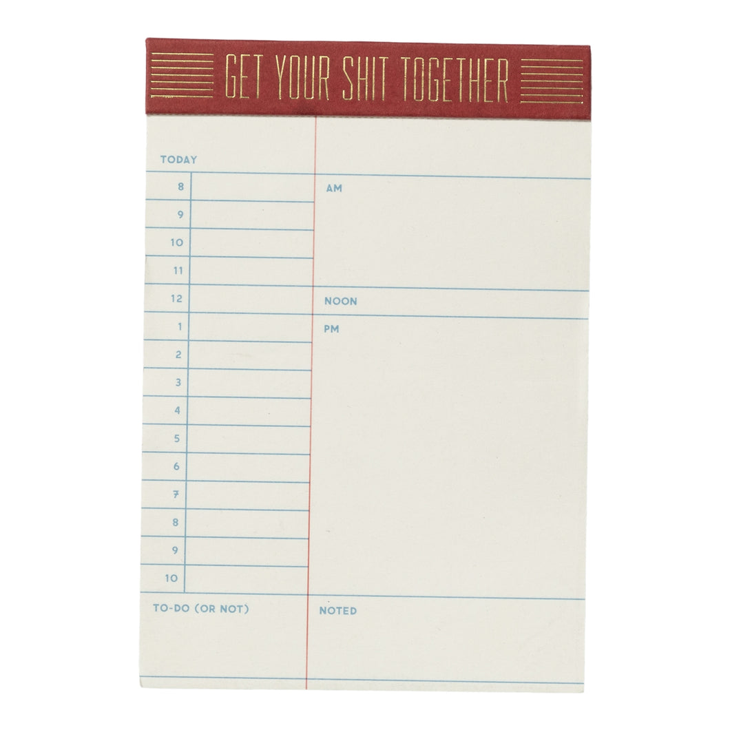Get your Shit Together Notepad